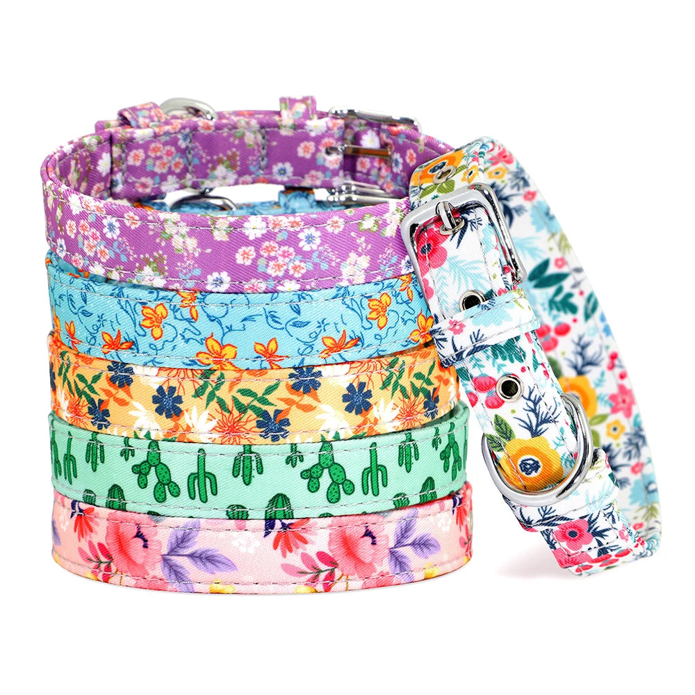 Fashion Printed Nylon Collar