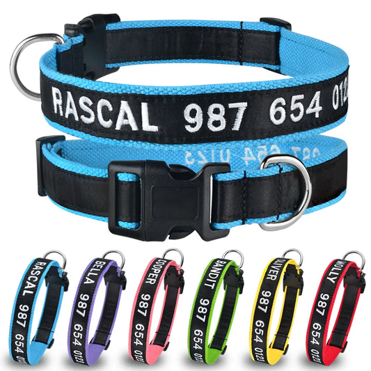 Customized Embroidered Nylon Collar