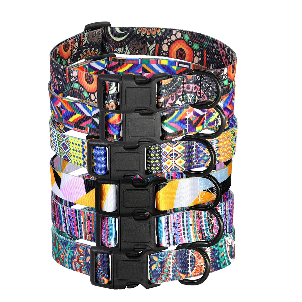 Fashion Printed Nylon Collar